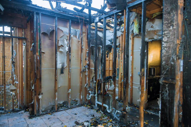 Professional Emergency Fire Cleanup technician working in Aspen Hill, MD